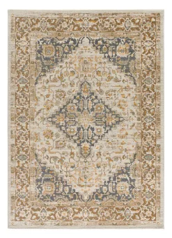 Tapis intérieur ATTICGO beige / gris rectangulaire vintage 160x230 cm DELTA