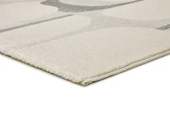 Tapis intérieur ATTICGO beige / gris rectangulaire abstrait 160x230 cm PORTO