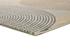 Tapis intérieur ATTICGO beige rectangulaire géométrique 80x150 cm GARDEN