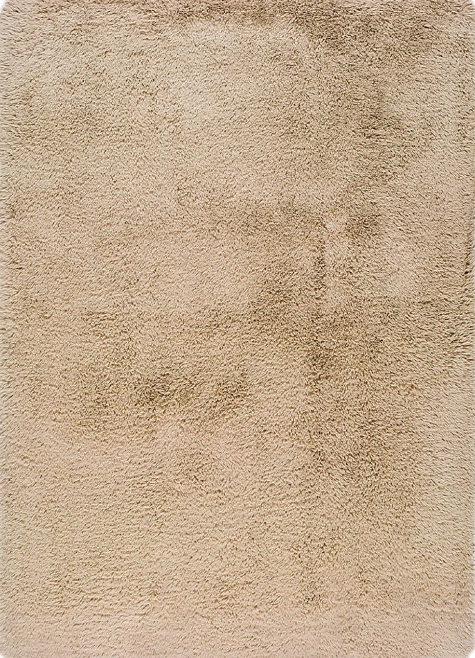 Tapis intérieur ATTICGO beige rectangulaire shaggy uni 140x200 cm ALPACA