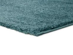 Tapis intérieur ATTICGO bleu rectangulaire shaggy uni 190x290 cm ATLAS