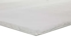 Tapis intérieur ATTICGO blanc rectangulaire shaggy uni 80x150 cm FOX