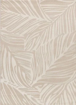 Tapis intérieur ATTICGO blanc rectangulaire botanique 133x190 cm SENSATION