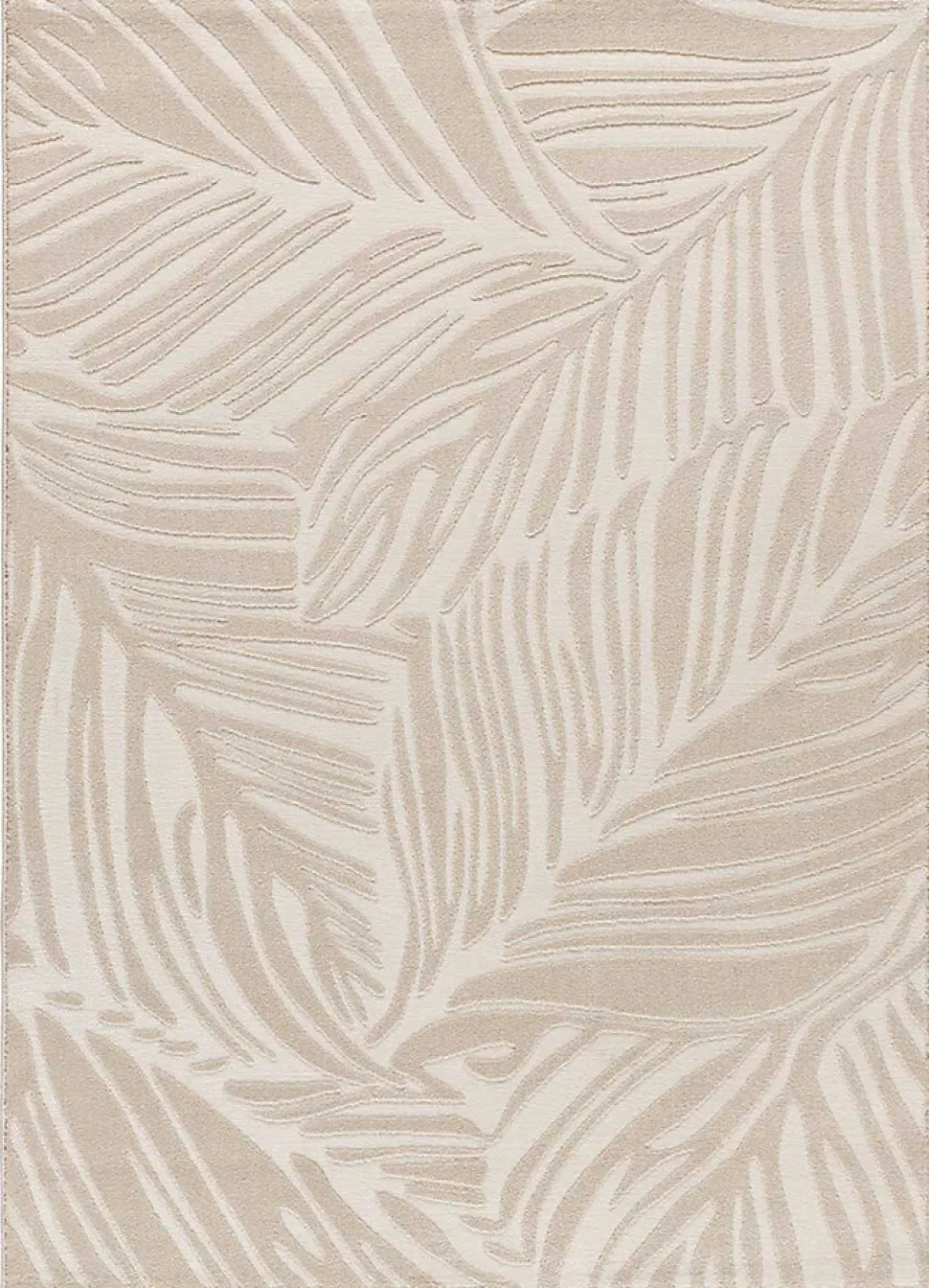Tapis intérieur ATTICGO blanc rectangulaire botanique 133x190 cm SENSATION