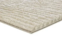 Tapis intérieur ATTICGO crème rectangulaire scandinave 140x200 cm LIMA