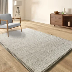 Tapis intérieur ATTICGO crème rectangulaire scandinave 160x230 cm CANDELA