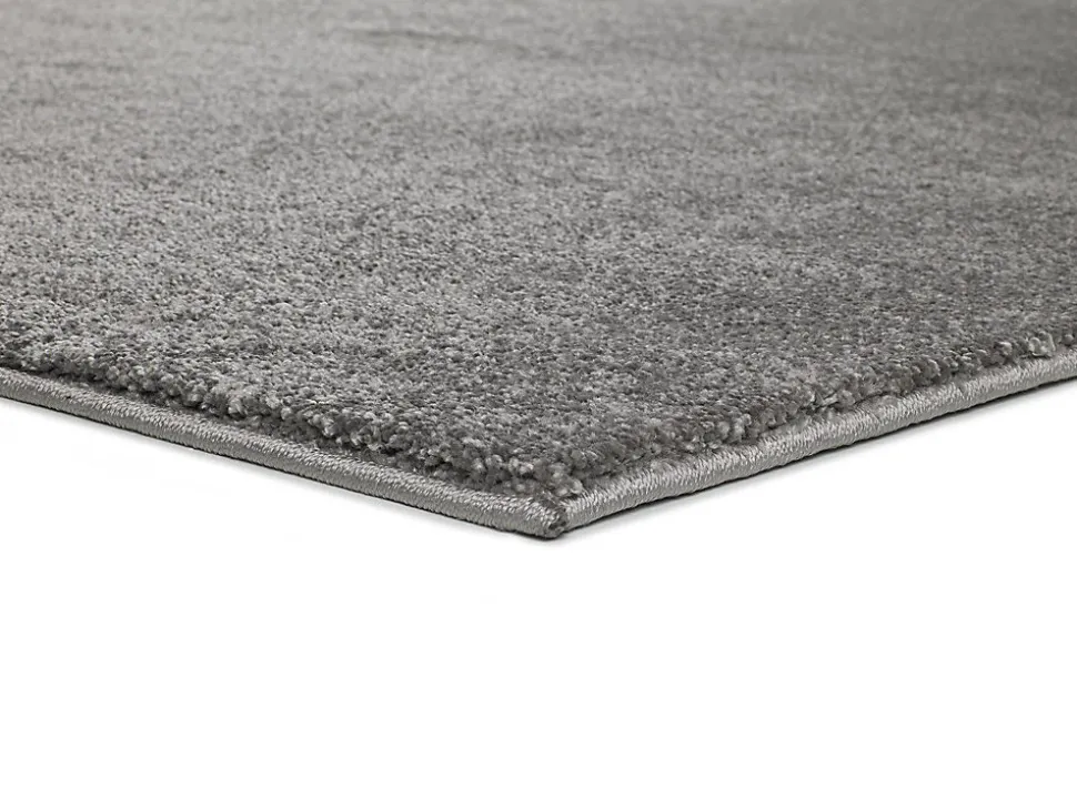 Tapis intérieur ATTICGO gris rectangulaire uni 120x170 cm MONTANA