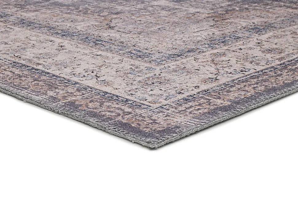 Tapis intérieur ATTICGO gris rectangulaire vintage 140x200 cm NEILA