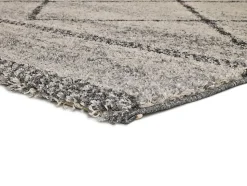 Tapis intérieur ATTICGO gris rectangulaire éthnique 80x150 cm KASBAH