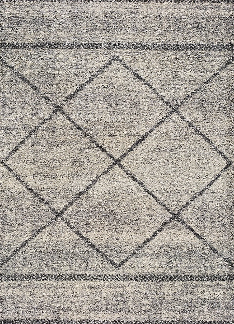 Tapis intérieur ATTICGO gris rectangulaire éthnique 160x230 cm KASBAH