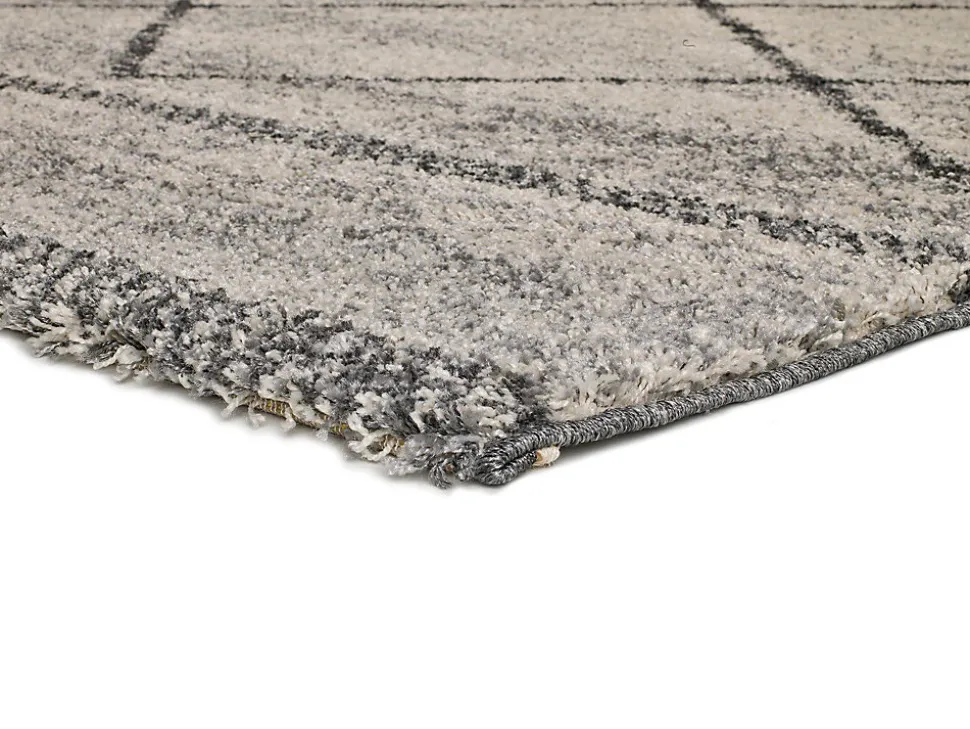 Tapis intérieur ATTICGO gris rectangulaire éthnique 160x230 cm KASBAH