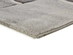 Tapis intérieur ATTICGO gris rectangulaire abstrait 140x200 cm MEDEL