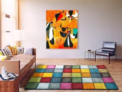 Tapis intérieur ATTICGO multicolore rectangulaire géométrique 140x200 cm MATRIX