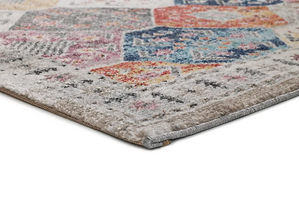 Tapis intérieur ATTICGO multicolore rectangulaire éthnique 140x200 cm MIRVA
