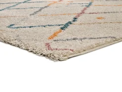 Tapis intérieur ATTICGO multicolore rectangulaire berbère 133x190 cm ULAI