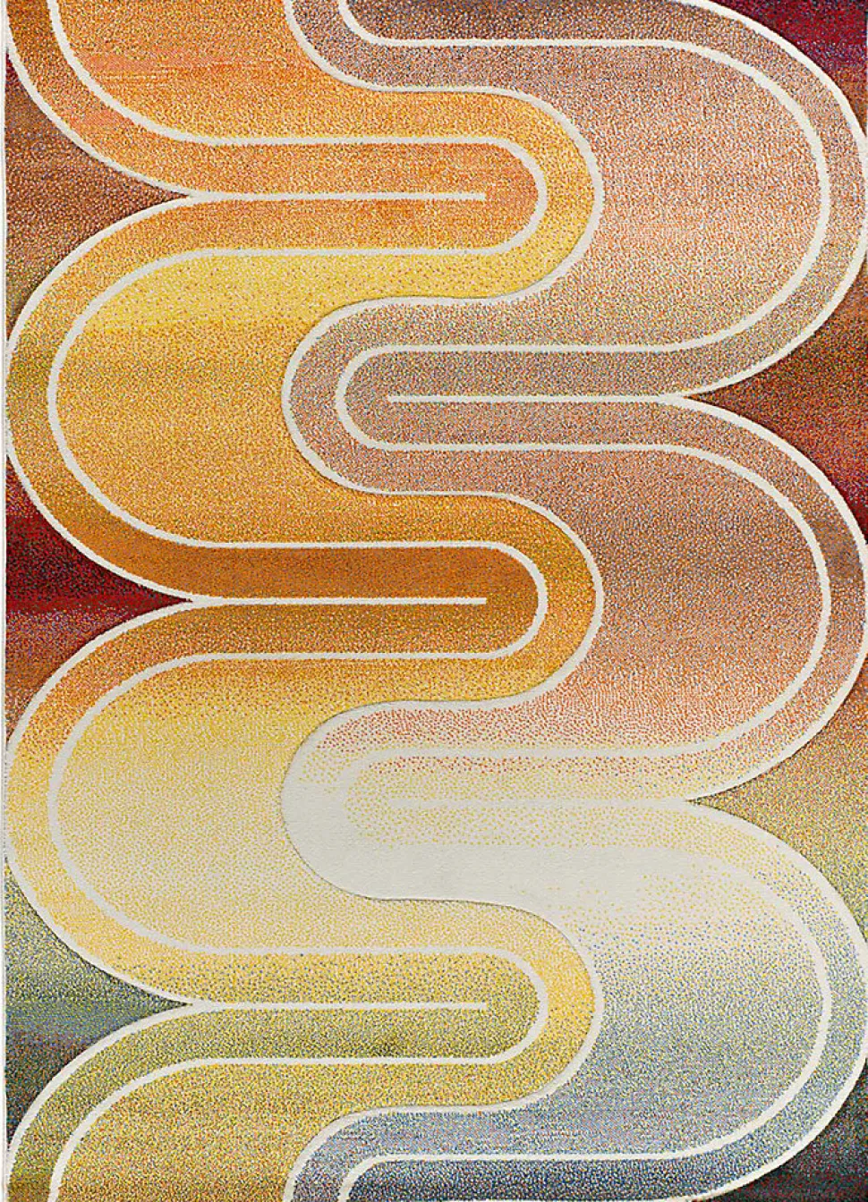 Tapis intérieur ATTICGO multicolore rectangulaire géométrique 120x170 cm SYBIL