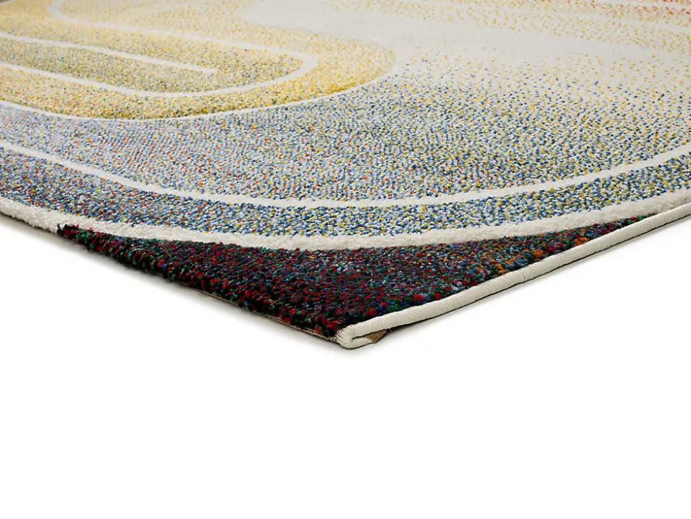 Tapis intérieur ATTICGO multicolore rectangulaire géométrique 120x170 cm SYBIL