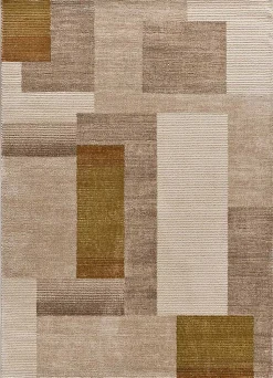Tapis intérieur ATTICGO multicolore rectangulaire géométrique 140x200 cm MELFI