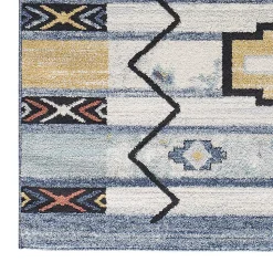 Tapis intérieur ATTICGO multicolore rectangulaire éthnique 120x170 cm MABEL