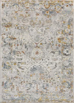 Tapis intérieur ATTICGO multicolore rectangulaire vintage 154x230 cm SPRINGS