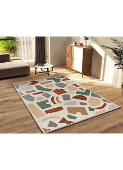 Tapis intérieur ATTICGO multicolore rectangulaire géométrique 200x290 cm BERUTI