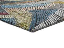 Tapis intérieur ATTICGO multicolore rectangulaire abstrait 120x170 cm KOBY