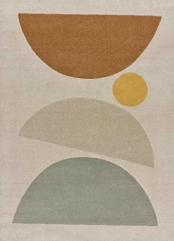 Tapis intérieur ATTICGO multicolore rectangulaire scandinave 160x230 cm DOMUS