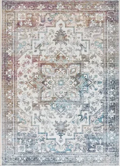 Tapis intérieur ATTICGO multicolore rectangulaire vintage 80x150 cm CLASS