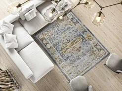 Tapis intérieur ATTICGO multicolore rectangulaire vintage 77x150 cm SPRINGS