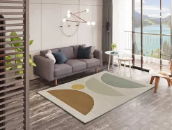 Tapis intérieur ATTICGO multicolore rectangulaire scandinave 120x170 cm DOMUS