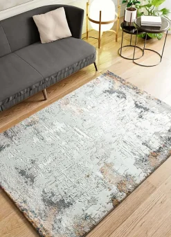 Tapis intérieur ATTICGO multicolore rectangulaire abstrait avec relief 154x230 cm KEOPS