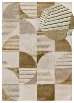 Tapis intérieur ATTICGO multicolore rectangulaire géométrique 140x200 cm MELFI