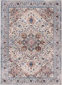 Tapis intérieur ATTICGO multicolore rectangulaire vintage 80x150 cm CLASS