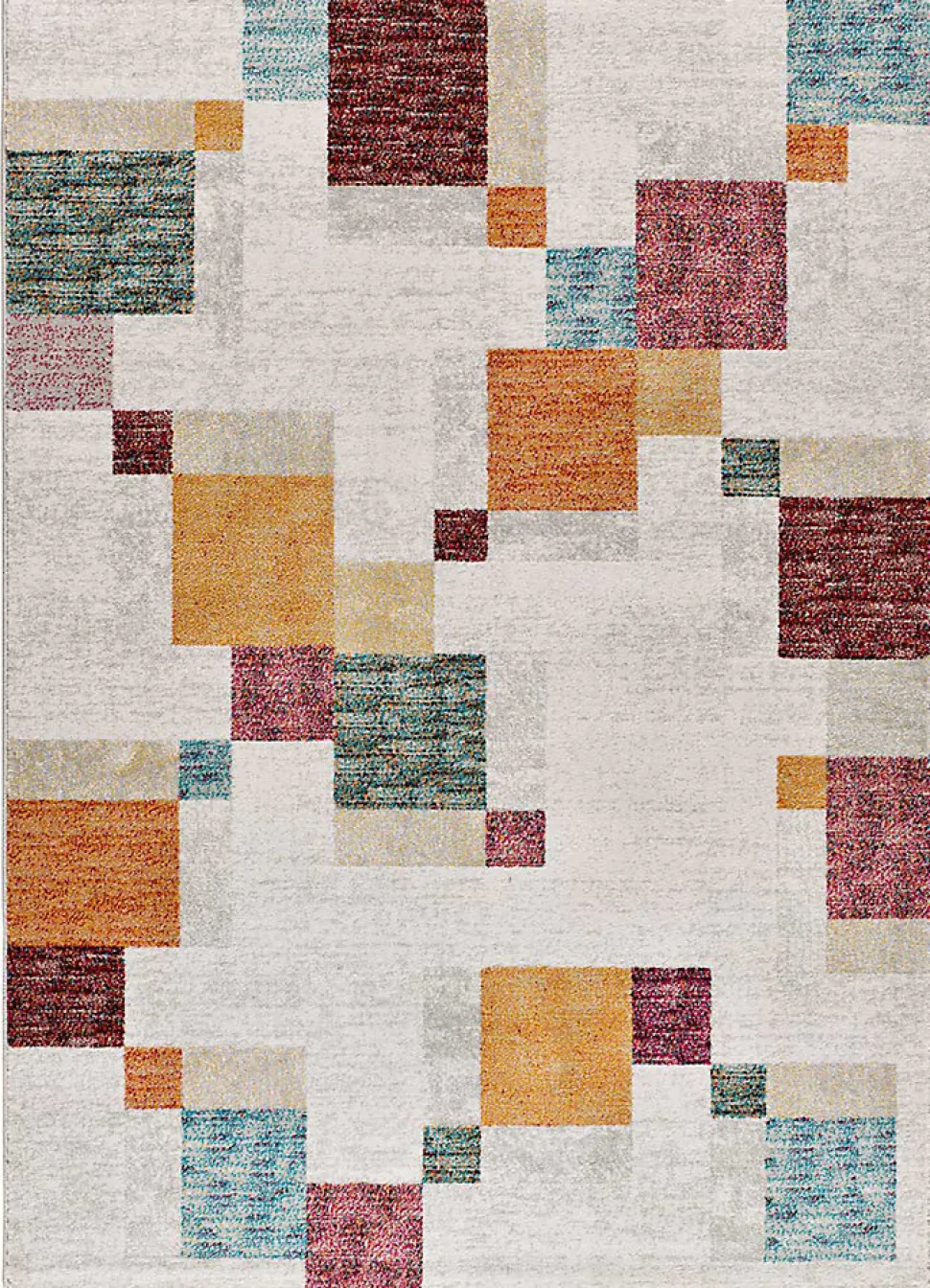 Tapis intérieur ATTICGO multicolore rectangulaire géométrique 80x150 cm EIDER