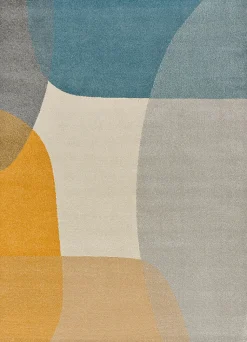 Tapis intérieur ATTICGO multicolore rectangulaire géométrique 160x230 cm MONIC