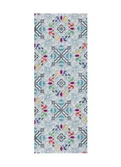 Tapis intérieur ATTICGO multicolore rectangulaire dessins colorés 52x200 cm RICCI