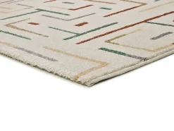 Tapis intérieur ATTICGO multicolore rectangulaire géométrique 133x190 cm BERUTI