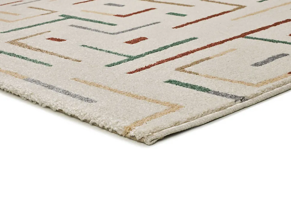 Tapis intérieur ATTICGO multicolore rectangulaire géométrique 133x190 cm BERUTI