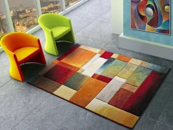Tapis intérieur ATTICGO multicolore rectangulaire géométrique 160x230 cm MATRIX