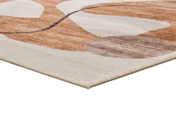 Tapis intérieur ATTICGO orange rectangulaire abstrait 140x200 cm CLASS