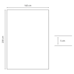 Tapis intérieur extra doux écru L.230 x l.160cm GoodHome, Pelli
