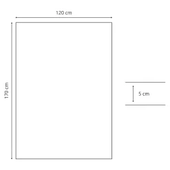 Tapis intérieur extra doux écru L.170 x l.120cm GoodHome, Pelli