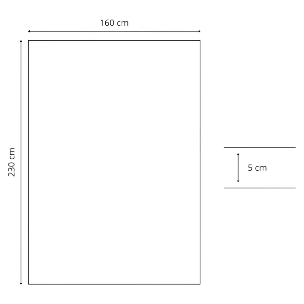 Tapis intérieur extra doux beige L.230 x l.160cm GoodHome, Pelli