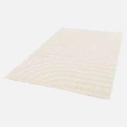 Tapis intérieur motifs arches. poils ras 160 x 230cm crème - Blake