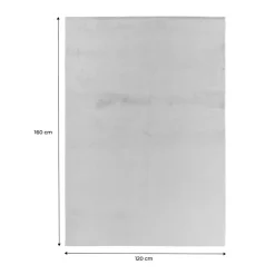Tapis intérieur uni blanc 120x160cm - Oscaria