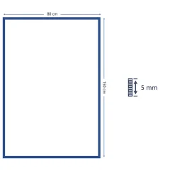 Tapis jute et coton GoodHome L.150 x l.80 cm