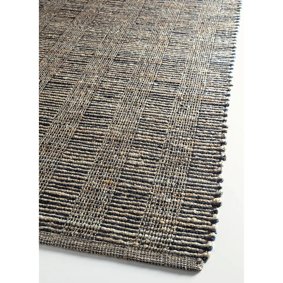 Tapis jute et coton GoodHome L.170 x l.120 cm