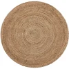 Tapis jute naturel rond Deco&Co Ø160cm