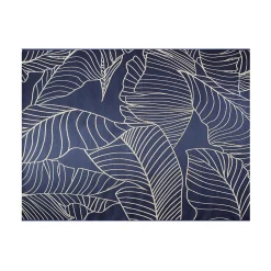Tapis Kamae bleu marine L.200 x l.150cm