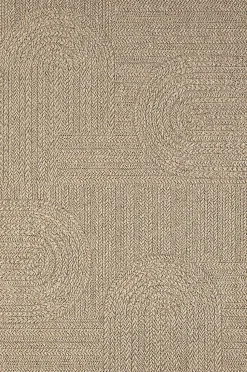 Tapis Kansas extérieur intérieur arc - Nature - 80 x 150 cm